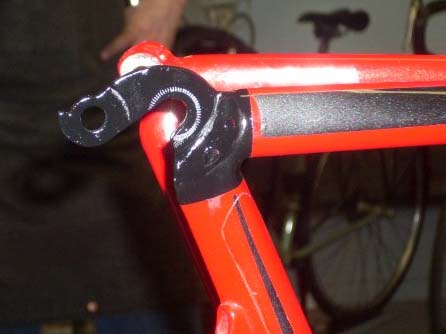 Repaired Carbon Fiber Derailleur Hanger