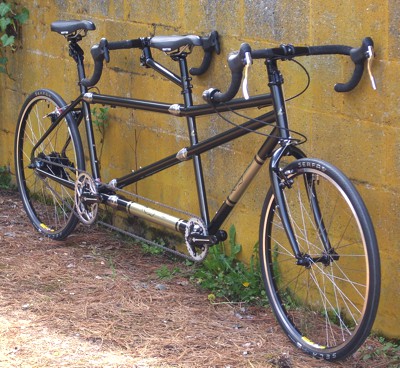 Black Custom Tandem with S&S Couplings