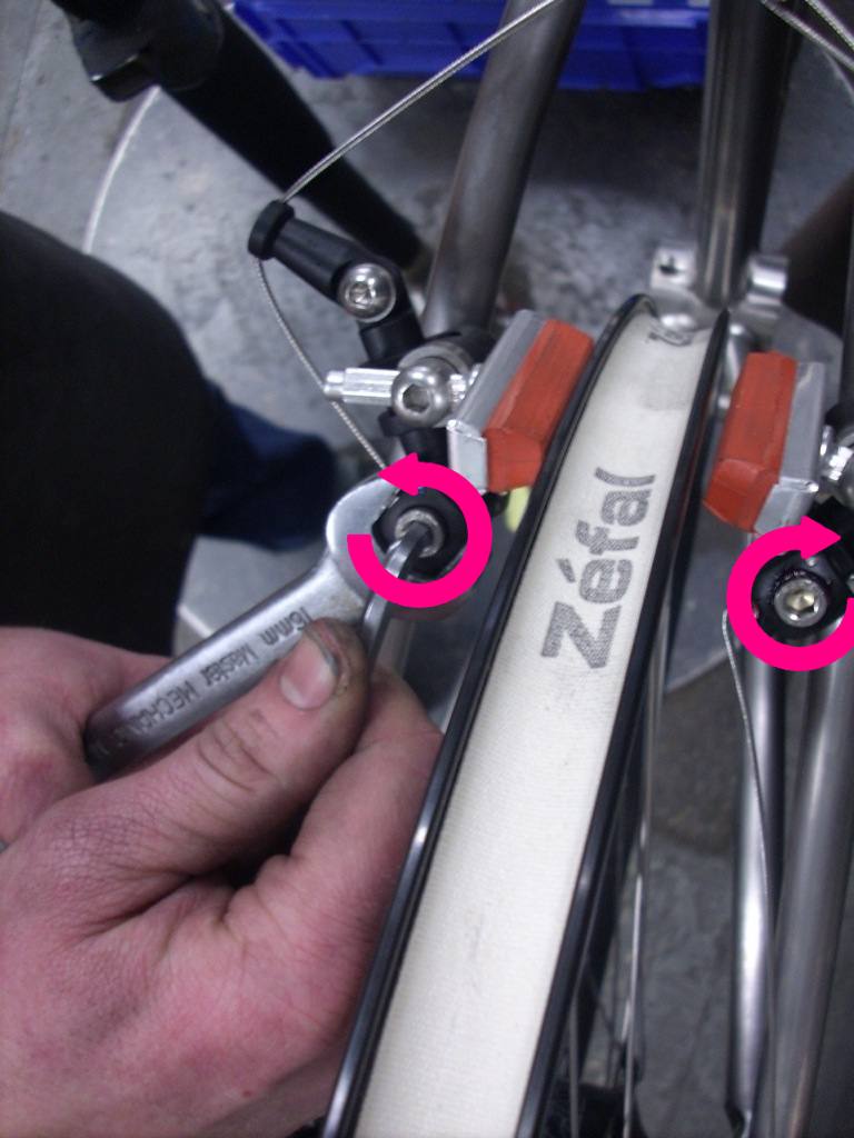 increasing brake tension