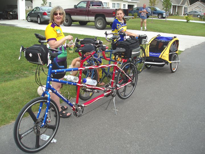 Custom Rodriguez Tandem with American Flag Paint Job